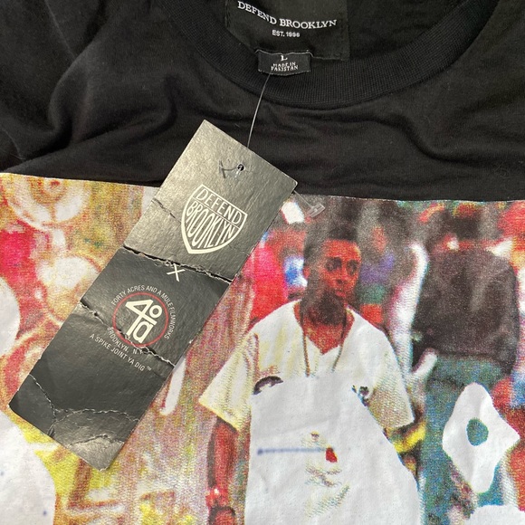 BNWT 'VINTAGE' DEFEND BROOKLYN 40 ACRES & A MULE 'DO THE RIGHT THING" TEE LARGE - Picture 15 of 16